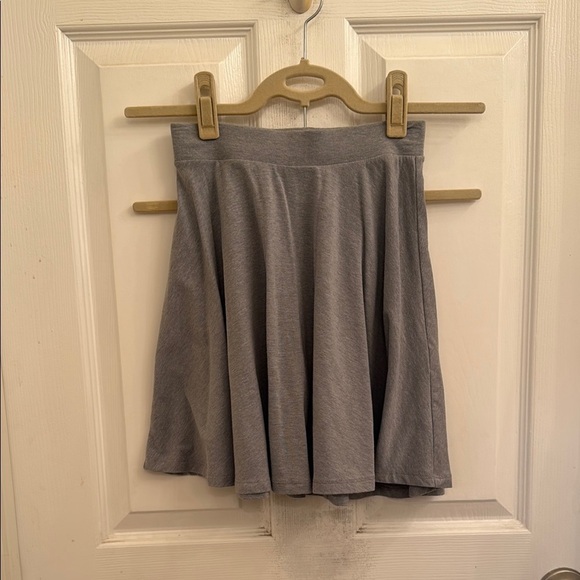SO Gray Mini Skater Skirt with Pleats - Picture 1 of 3